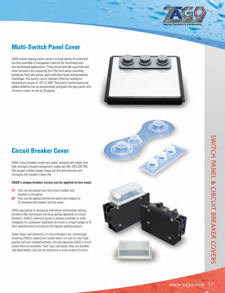 ZaGO Multi Switch Panel Covers