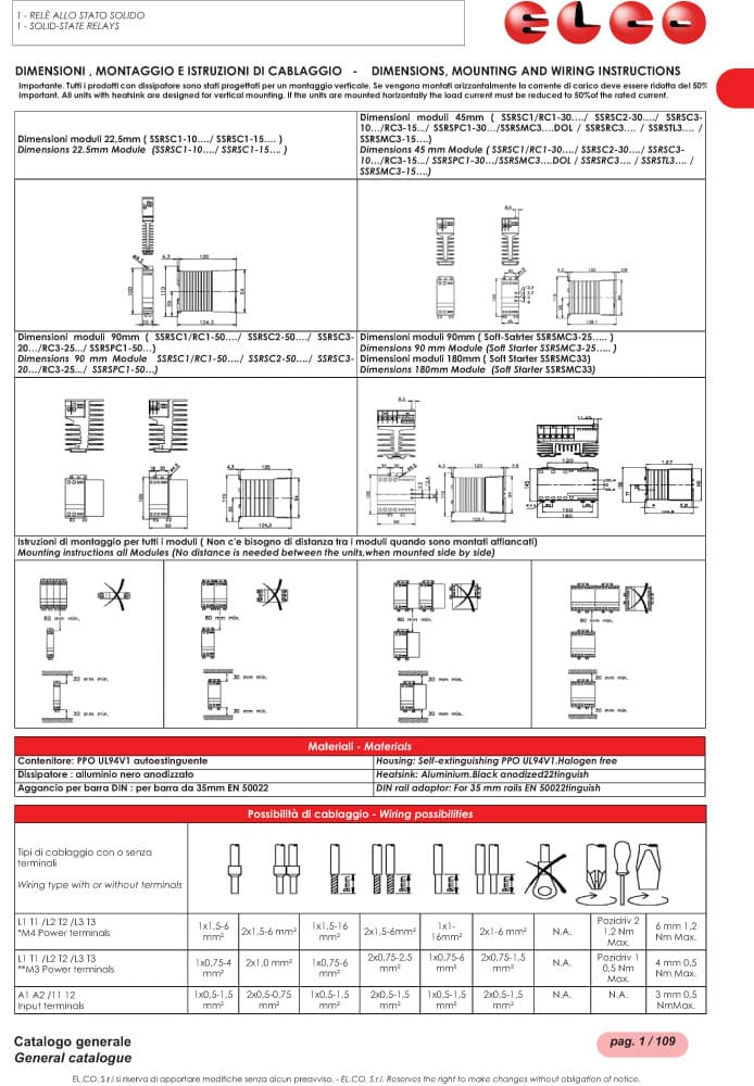 Elco Starting Torque Limiter - SSRSTL3 Series (Soft Starter)