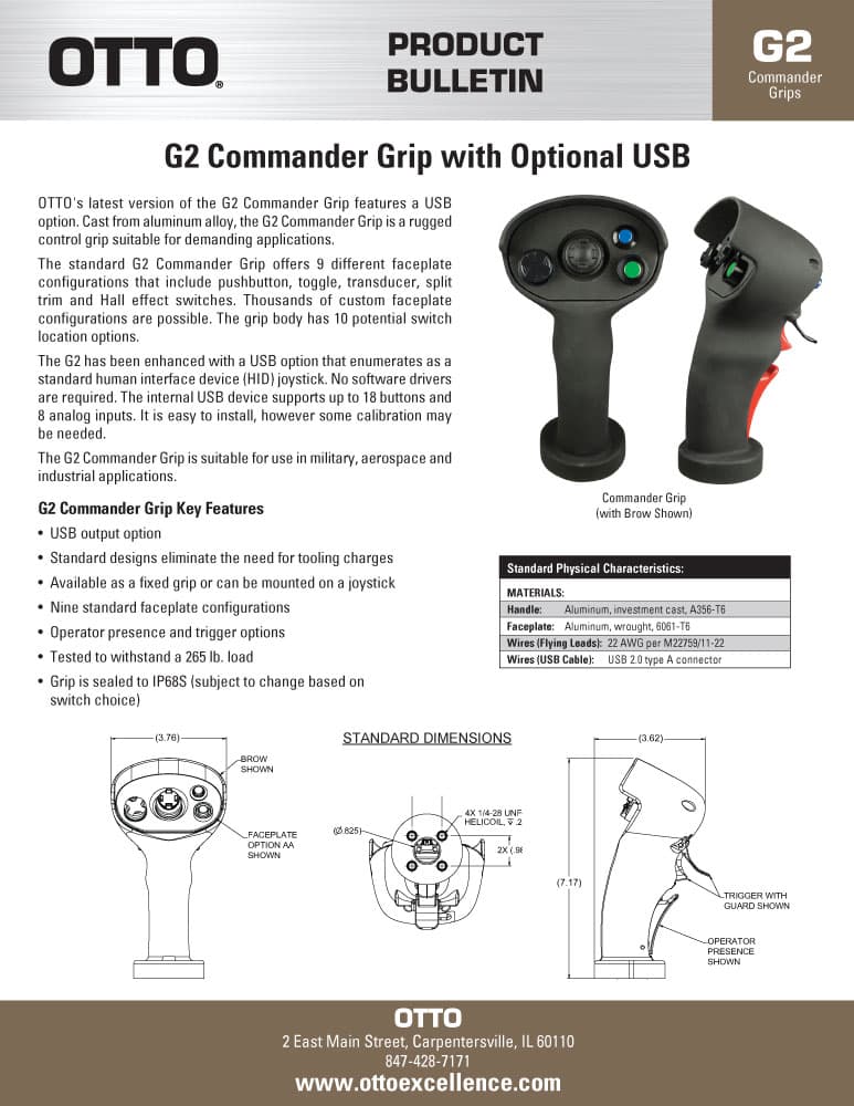 OTTO G2 Commander Grip Range