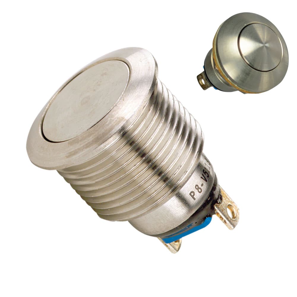 A sealed, vandal resistant pushbutton switch with momentary action - To provide